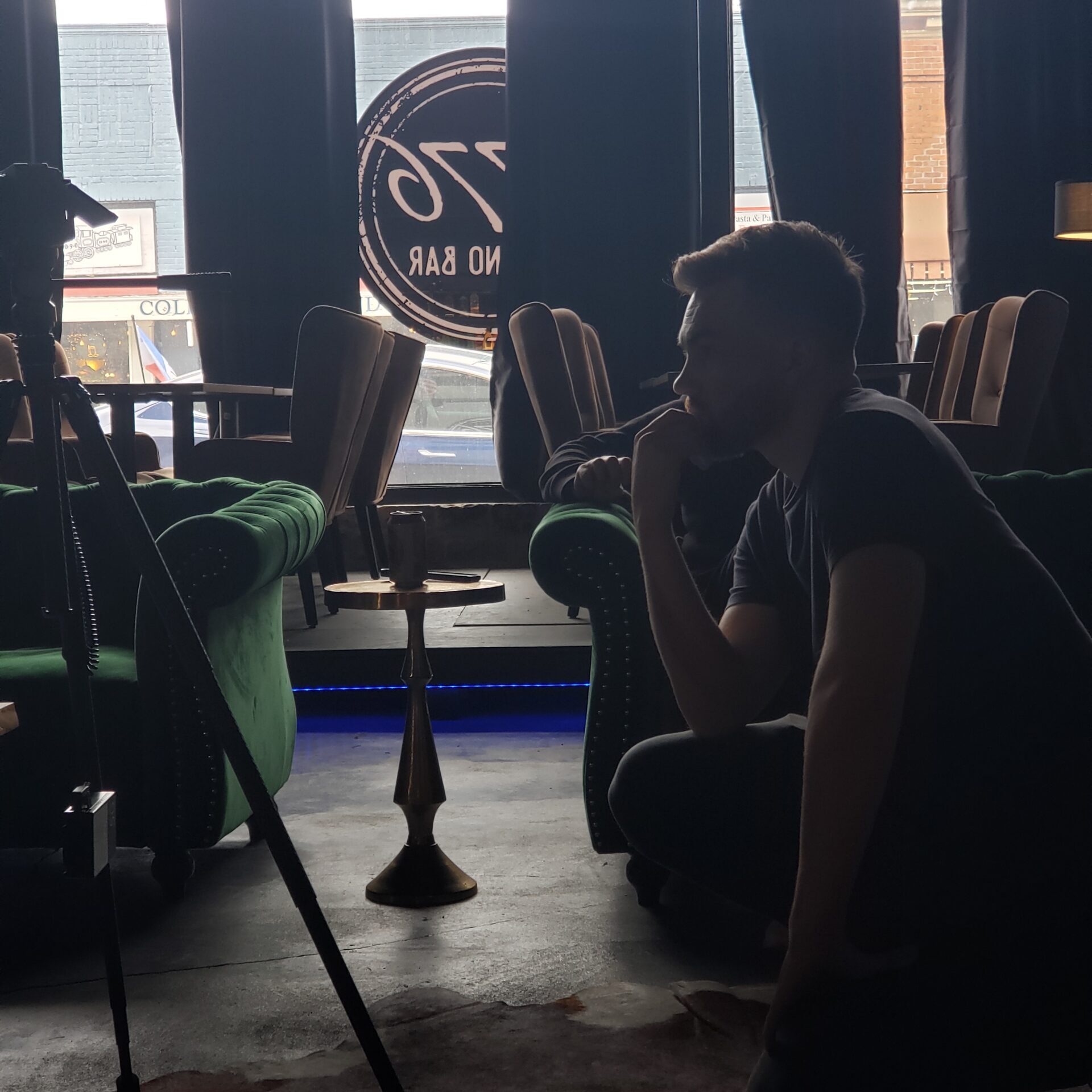 S4 - Tristan checks film lighting